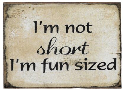 I'm Not Short I'm Fun Sized.