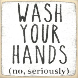 Wash Your Hands. (no, seriously)