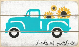 Loads of Sunshine, Featuring a Vintage Pick Up Truck, 5×3 Inches